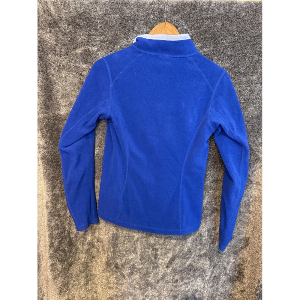 The North Face Womens TKA 100 Fleece Quarter Zip Pullover Royal Blue Small - Picture 4 of 4